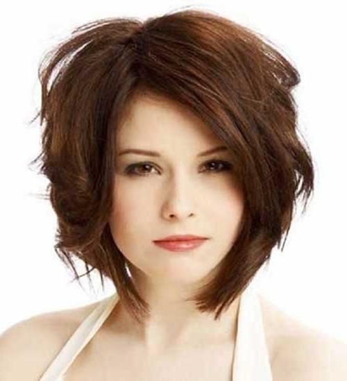 10 Short Haircuts For Chubby Faces | Short Hairstyles & Haircuts 2017 Regarding Short Hairstyles For Big Cheeks (Gallery 14 of 20)