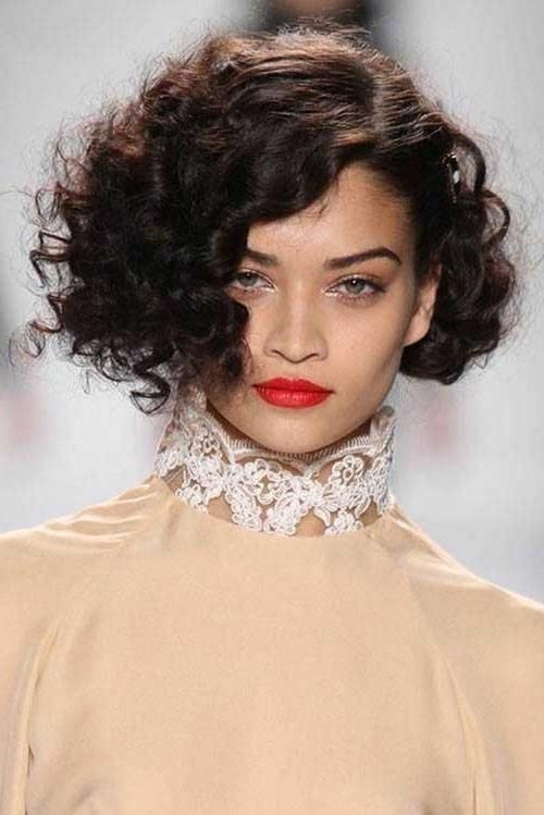 10 Short Haircuts For Curly Frizzy Hair | Short Hairstyles In Short Haircuts For Thick Curly Frizzy Hair (View 11 of 20)