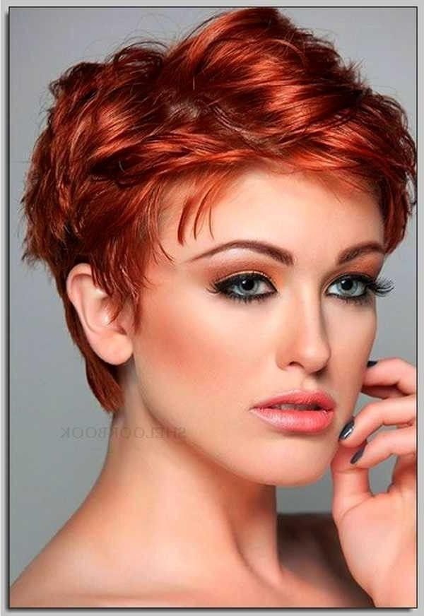 111 Hottest Short Hairstyles For Women 2018 – Beautified Designs For Short Haircuts For Round Faces And Thick Hair (View 14 of 20)