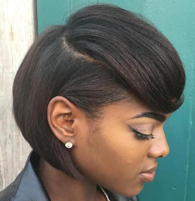 14 Best Hair Images On Pinterest | Hairstyles, Black And Braids Regarding Bob Short Hairstyles For Black Women (Gallery 20 of 20)