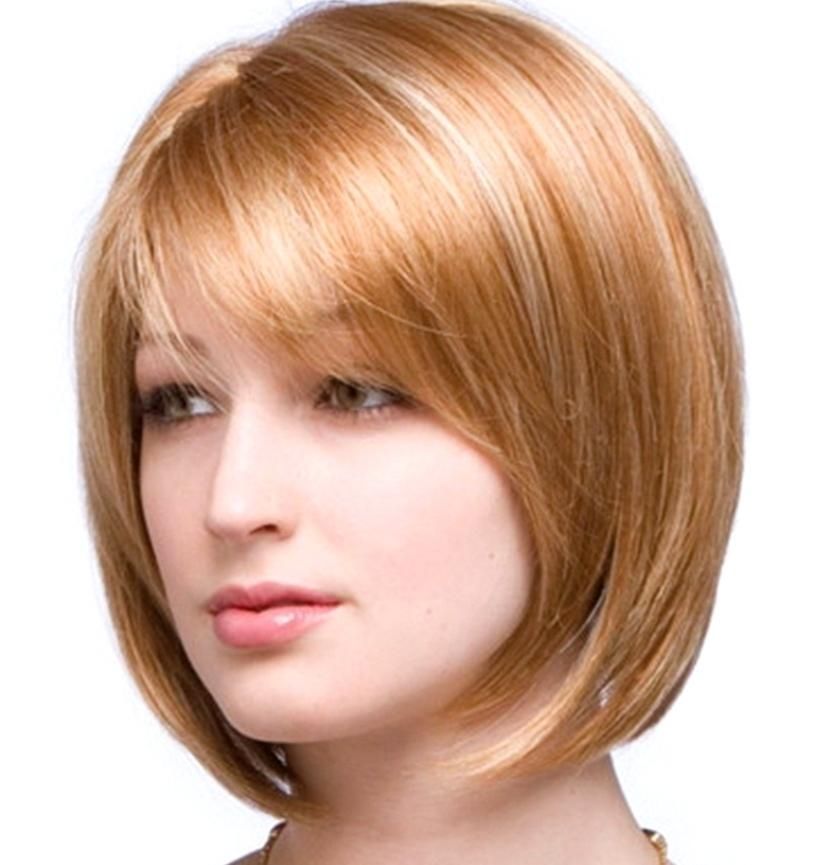 14 Best Short Haircuts For Women With Round Faces Inside Short Hairstyles With Bangs And Layers For Round Faces (View 16 of 20)