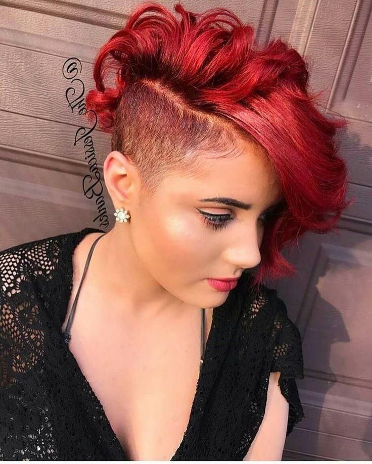 142 Best Shaved Sides Hairstyles Images On Pinterest | Hairstyle With Shaved Side Short Hairstyles (View 14 of 20)