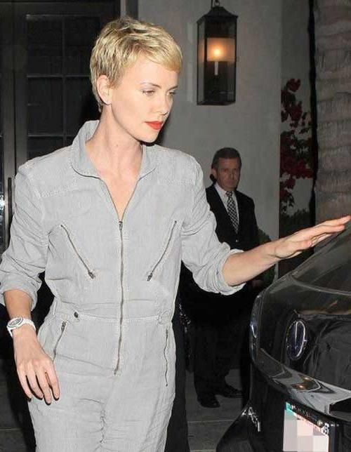 15 Charlize Theron Pixie Cuts | Short Hairstyles 2016 – 2017 In Charlize Theron Short Haircuts (View 3 of 20)