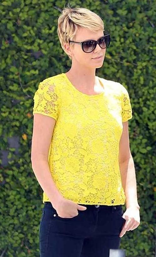 15 Charlize Theron Pixie Cuts | Short Hairstyles 2016 – 2017 Pertaining To Charlize Theron Short Haircuts (View 12 of 20)