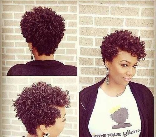 15 New Short Curly Haircuts For Black Women | Short Curly Haircuts Pertaining To Short Haircuts For Curly Black Hair (View 9 of 20)