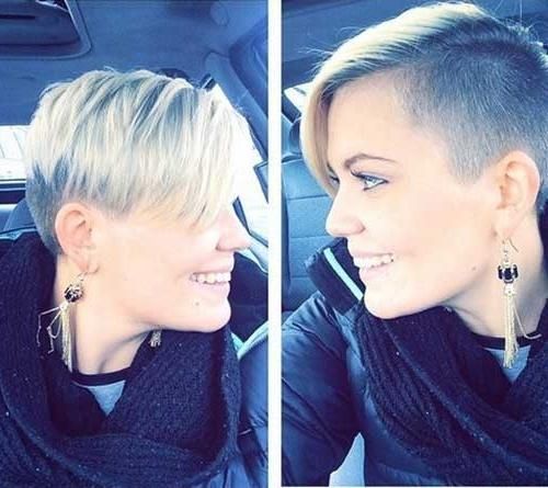 15 Short Hairstyles For Fine Straight Hair | Short Hairstyles 2016 With Short Hairstyles With Shaved Side (Gallery 19 of 20)