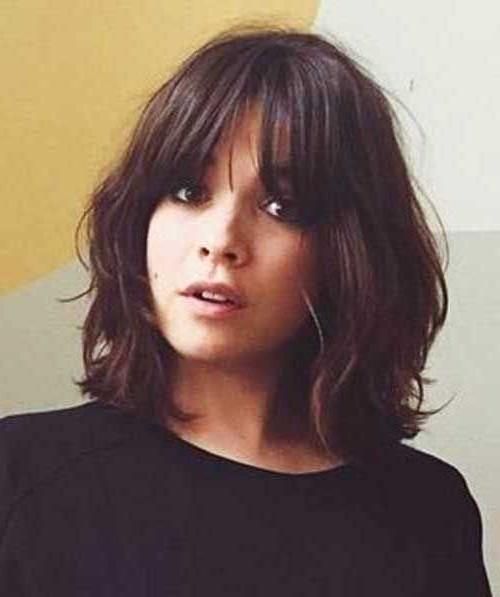 16 Hairstyle Ideas For Medium Hair With Bangs, Hairstyles Of Bob In Short Hairstyles With Bangs (View 17 of 20)