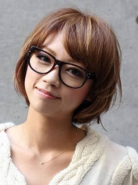 192 Best Short Hair & Glasses Images On Pinterest | Colors Pertaining To Short Haircuts For Women With Glasses (Gallery 1 of 20)