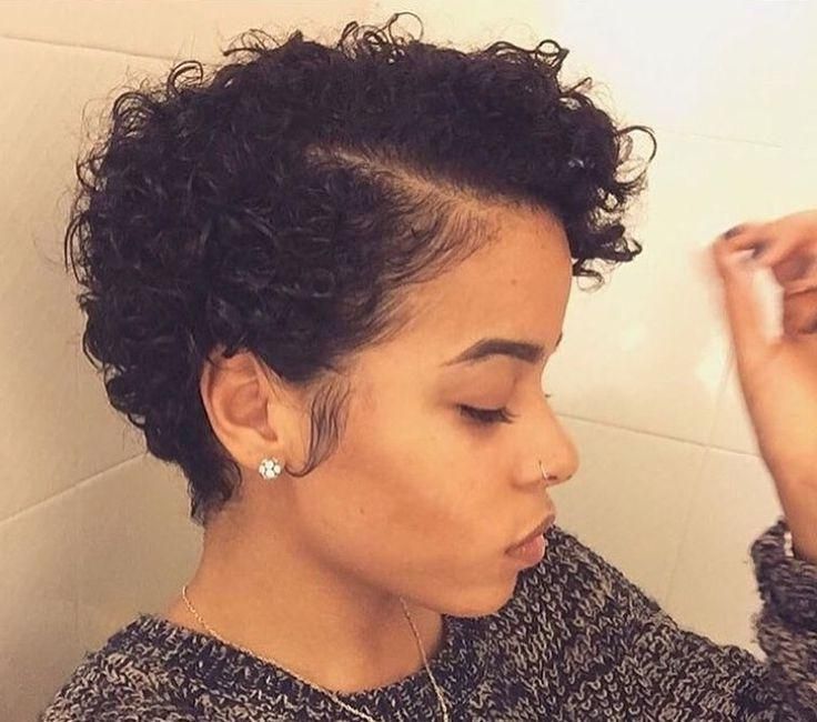 20 Best Big Chop Images On Pinterest | Hair, Plaits And Hairstyle Inside Short Haircuts For Curly Black Hair (Gallery 12 of 20)
