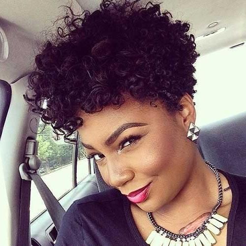 20 Short Curly Hairstyles For Black Women | Short Hairstyles 2016 In Curly Short Hairstyles Black Women (Gallery 1 of 20)