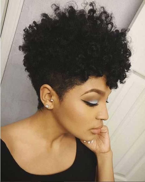 Featured Photo of 20 Collection of Short Haircuts for Curly Black Hair