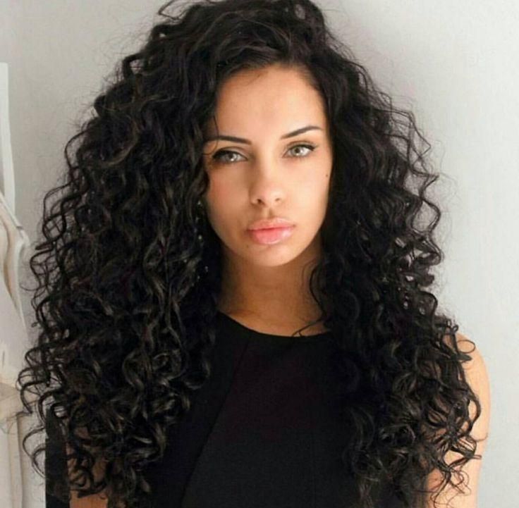 2017 Long Haircuts For Thick Curly Hair With 25+ Beautiful Long Curly Haircuts Ideas On Pinterest | Long Curly (View 3 of 15)
