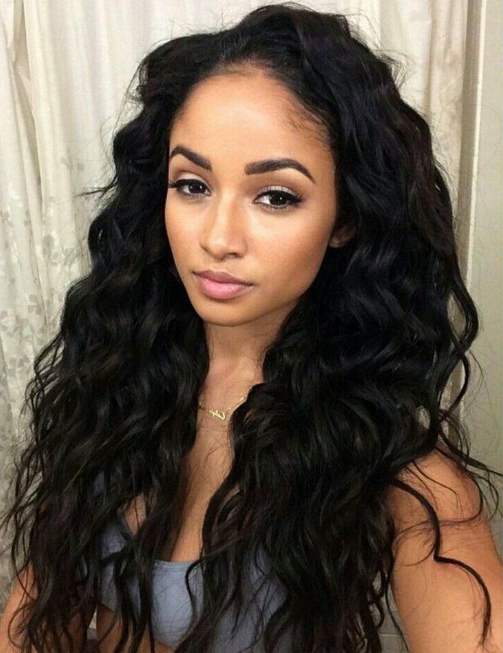 2017 Long Hairstyles For Black Females Throughout Wavy Hair Black Girl – Hairstyle Foк Women & Man (View 6 of 20)