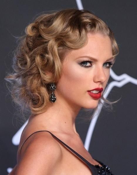 2018 Flapper Girl Long Hairstyles In Taylor Swift Hairstyles: Flapper Inspired Hairstyle For Night Out (Gallery 19 of 20)