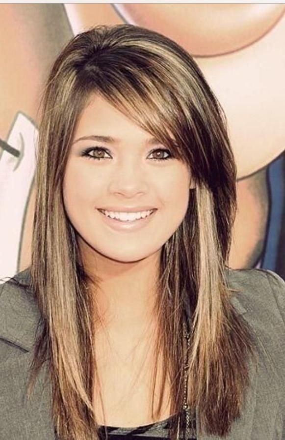 20 Collection of Side Fringe  Long  Hairstyles 