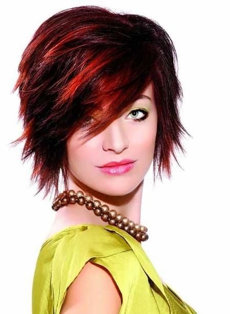 24 Really Cute Short Red Hairstyles | Styles Weekly In Red And Black Short Hairstyles (View 1 of 20)