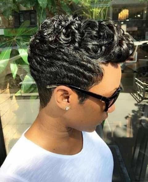25+ Beautiful Natural Black Hairstyles Ideas On Pinterest | Black Regarding Black Hairstyles Short Haircuts (View 12 of 20)