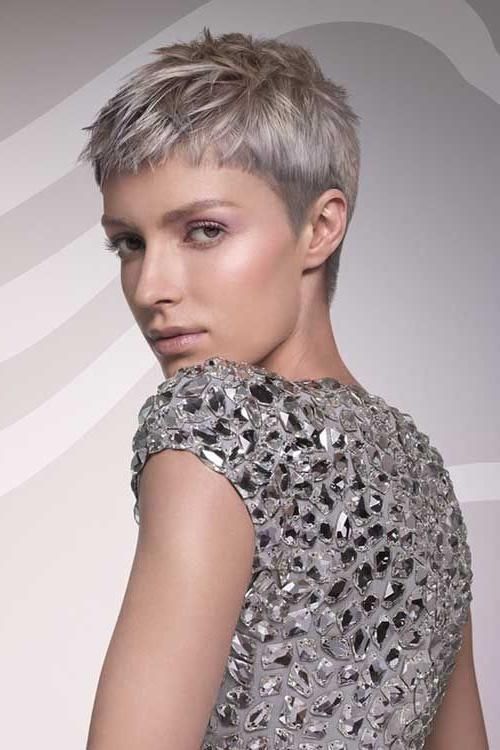 25+ Beautiful Short Gray Hairstyles Ideas On Pinterest | Short Inside Short Hairstyles For Women With Gray Hair (View 17 of 20)