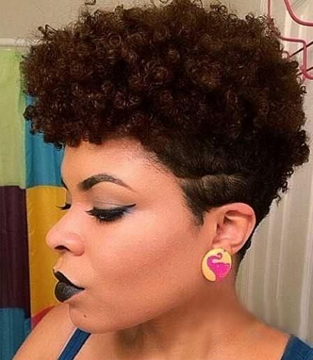 25+ Beautiful Very Short Natural Hairstyles Ideas On Pinterest Inside Short Haircuts For Black Women With Oval Faces (View 11 of 20)