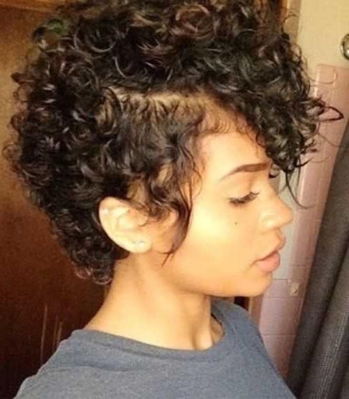 25+ Trending Short Curly Hair Ideas On Pinterest | Curly Short In Naturally Curly Short Haircuts (View 5 of 20)