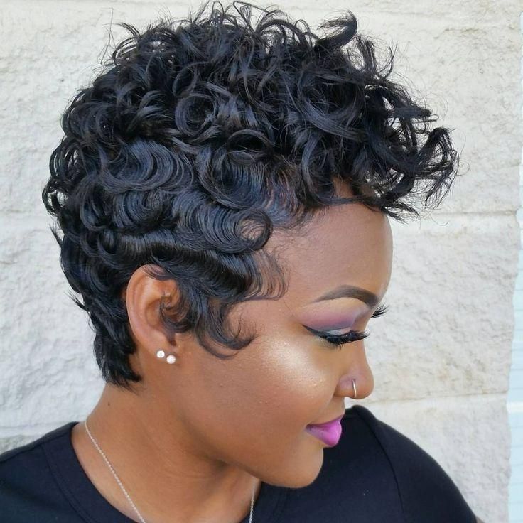 25+ Unique Short Black Hairstyles Ideas On Pinterest | Short Weave In Short Haircuts For Black Hair (Gallery 19 of 20)