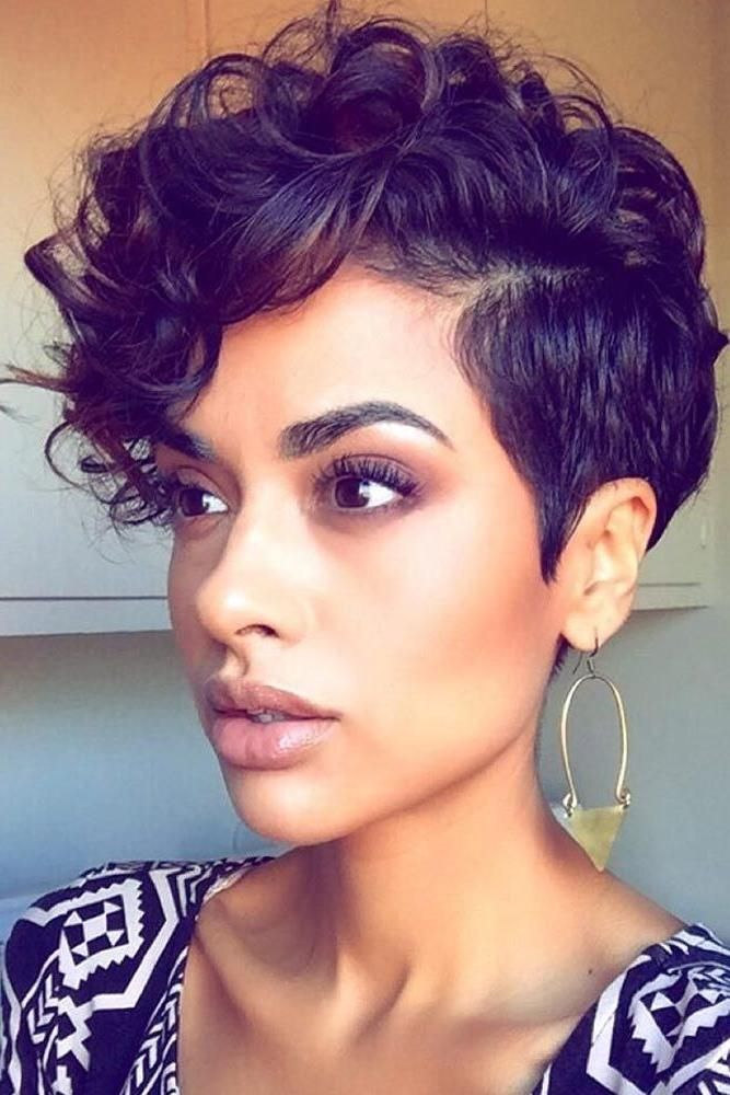 25+ Unique Short Black Hairstyles Ideas On Pinterest | Short Weave Intended For Short Haircuts For Black (View 1 of 20)