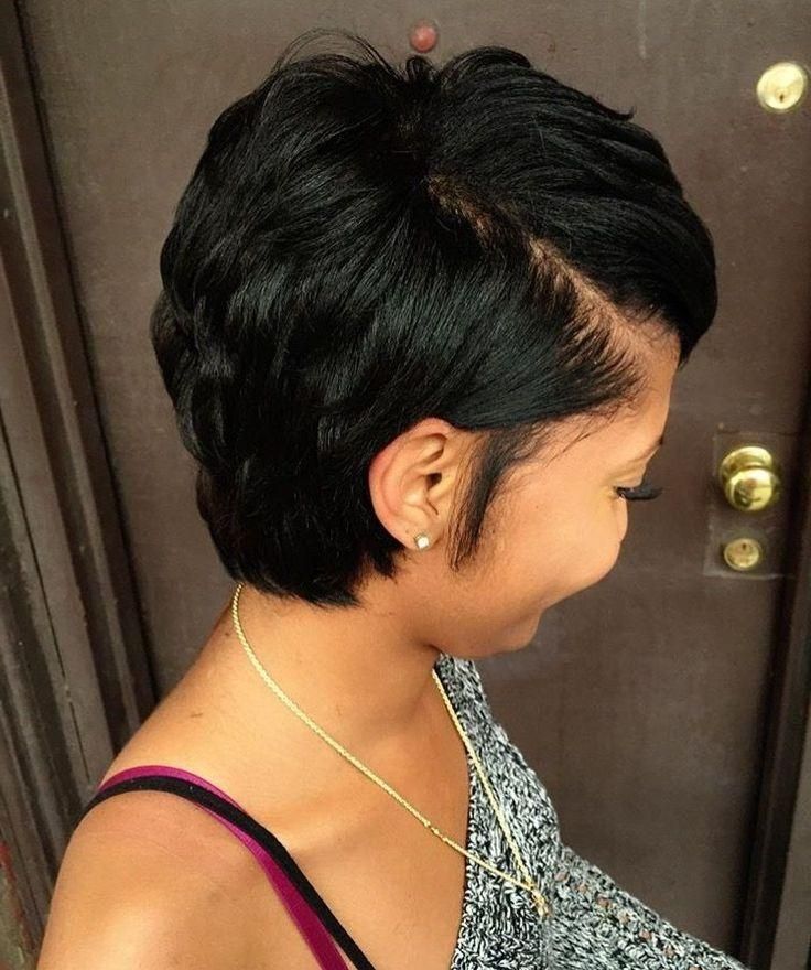 25+ Unique Short Black Hairstyles Ideas On Pinterest | Short Weave Within Short Haircuts For Black (View 11 of 20)