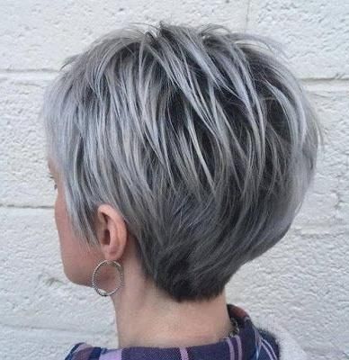 25+ Unique Short Gray Hair Ideas On Pinterest | Grey Pixie Hair With Regard To Gray Hair Short Hairstyles (View 14 of 20)
