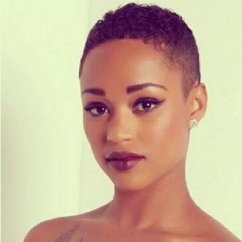 28 Trendy Black Women Hairstyles For Short Hair – Popular Haircuts Pertaining To Really Short Haircuts For Black Women (View 4 of 20)