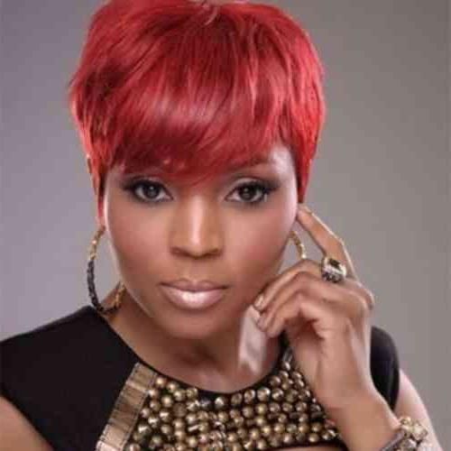 30+ Short Hairstyles And Haircuts For Black Women Red And Black In Red And Black Short Hairstyles (View 12 of 20)