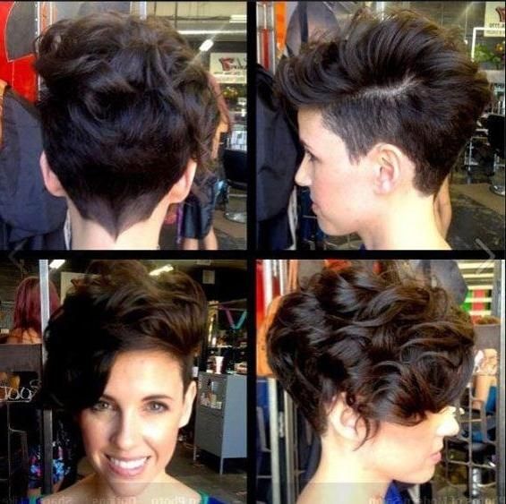 35 Vogue Hairstyles For Short Hair – Popular Haircuts Throughout Short Hairstyles With Shaved Side (View 10 of 20)
