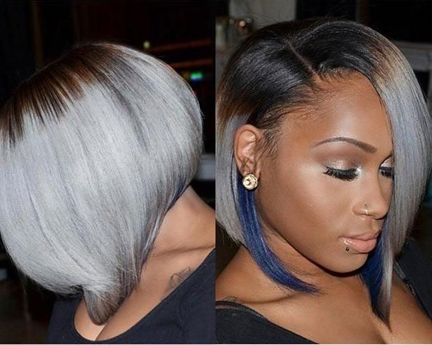 40 Best Grey Weave / Hair Images On Pinterest | Braids, Texture Pertaining To Short Hairstyles For Black Women With Gray Hair (View 17 of 20)
