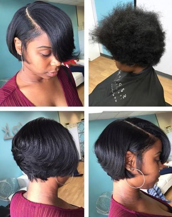 424 Best Bob Life Images On Pinterest | Hairstyle, Colours And With Regard To Short Haircuts For Relaxed Hair (View 5 of 20)