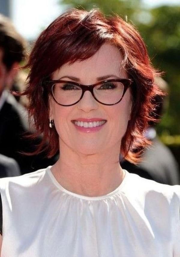 54 Short Hairstyles For Women Over 50. Best & Easy Haircuts With Regard To Short Haircuts For People With Glasses (Gallery 20 of 20)