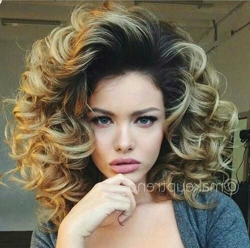7463 Best Big Hair – Retro / Vintage Images On Pinterest Within Big Curls Short Hairstyles (View 8 of 20)