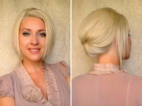 8 Cute Updo Hairstyles For Short Hair – Popular Haircuts Pertaining To Special Occasion Short Hairstyles (View 12 of 20)