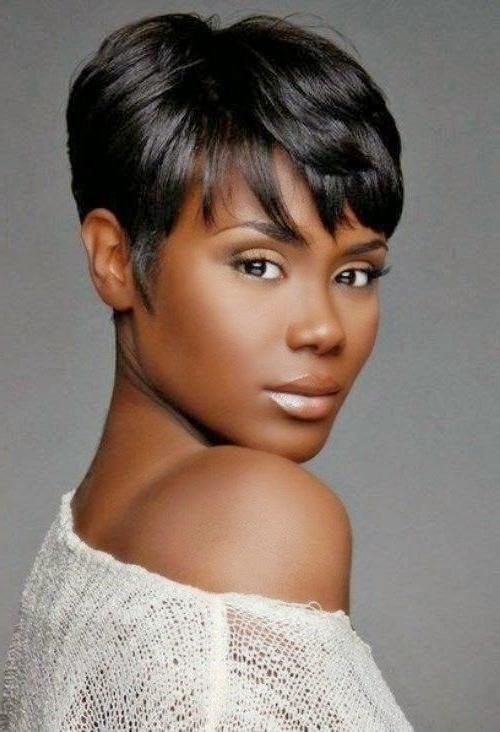 Best 25+ African American Short Haircuts Ideas On Pinterest For African American Short Haircuts For Round Faces (View 17 of 20)