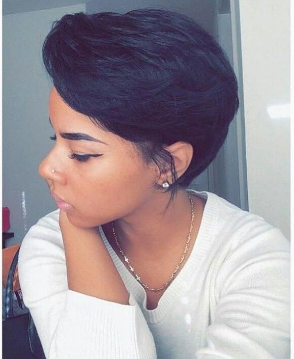 Best 25+ African American Short Hairstyles Ideas On Pinterest With Regard To Short Haircuts For Relaxed Hair (View 12 of 20)