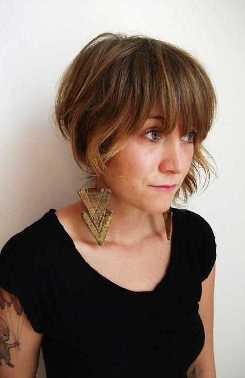 Best 25+ Bob Haircut Bangs Ideas On Pinterest | Short Bobs With Throughout Short Haircuts With Fringe Bangs (View 6 of 20)