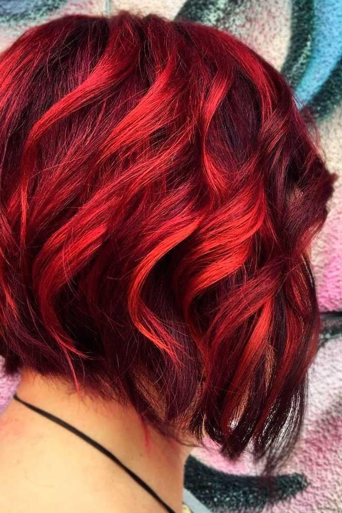 Best 25+ Bright Red Hairstyles Ideas On Pinterest | Will Red Hair Throughout Bright Red Short Hairstyles (View 19 of 20)