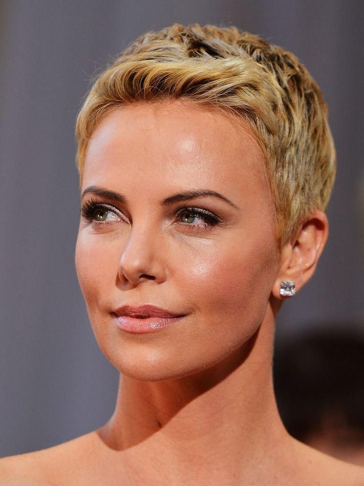 Best 25+ Charlize Theron Short Hair Ideas On Pinterest | Charlize In Charlize Theron Short Haircuts (View 9 of 20)