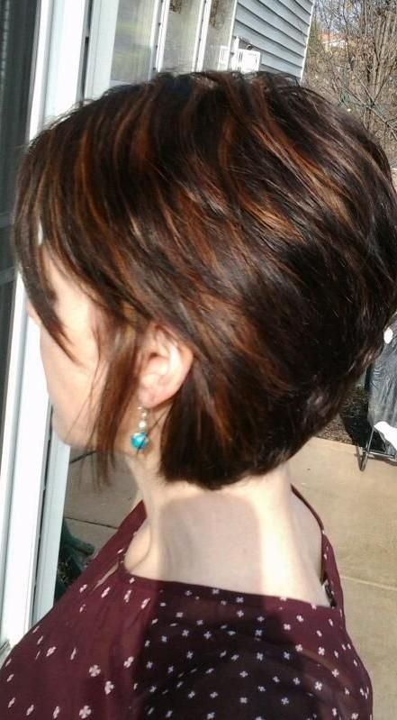 Best 25+ Highlights Short Hair Ideas On Pinterest | Short Balayage Inside Short Haircuts With Red And Blonde Highlights (View 11 of 20)