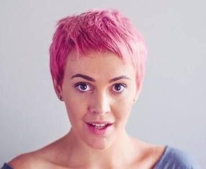 Best 25+ Pink Short Hair Ideas On Pinterest | Short Lilac Hair In Pink Short Hairstyles (View 11 of 20)