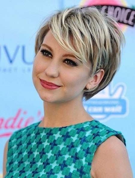 Best 25+ Round Face Hairstyles Ideas On Pinterest | Hairstyles For In Short Hairstyles For Women With Round Face (Gallery 14 of 20)