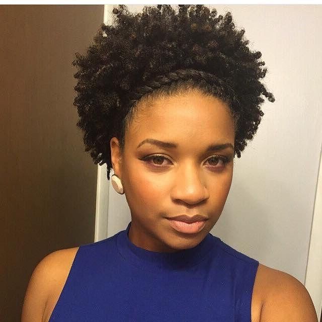 Best 25+ Short Afro Hairstyles Ideas On Pinterest | Afro Hair Regarding Short Haircuts For Kinky Hair (Gallery 19 of 20)