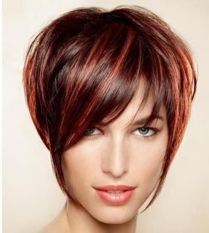 Best 25+ Short Auburn Hair Ideas On Pinterest | Red Highlights In Auburn Short Hairstyles (View 1 of 20)