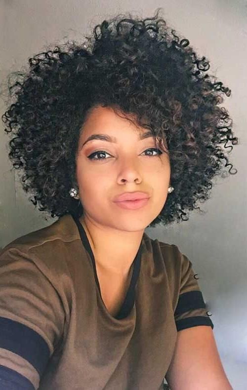 Best 25+ Short Curly Afro Ideas On Pinterest | Curly Afro Hair With Curly Black Short Hairstyles (View 4 of 20)