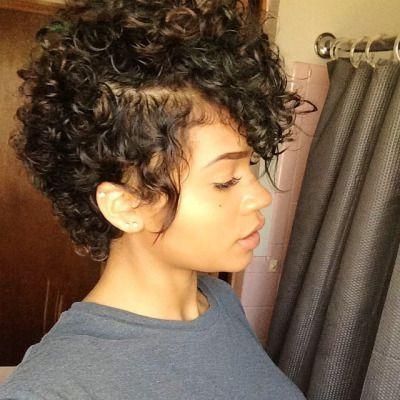 Best 25+ Short Curly Hair Black Ideas On Pinterest | Short Black Within Short Haircuts For Black Curly Hair (View 5 of 20)