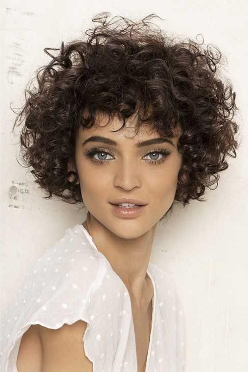 Best 25+ Short Curly Hairstyles Ideas On Pinterest | Hairstyles Throughout Short Haircuts With Curly Hair (View 4 of 20)