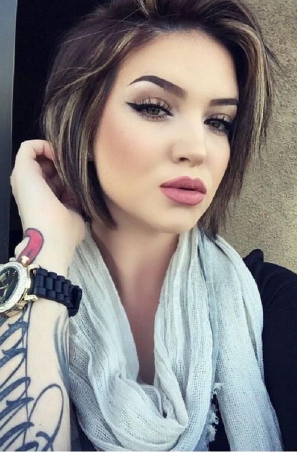 Best 25+ Short Hairstyles Round Face Ideas On Pinterest | Short Within Flattering Short Haircuts For Round Faces (Gallery 4 of 20)